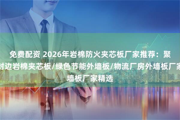 免费配资 2026年岩棉防火夹芯板厂家推荐：聚氨酯封边岩棉夹芯板/绿色节能外墙板/物流厂房外墙板厂家精选